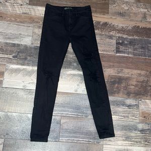 WILD FABLE skinny black ripped jeans